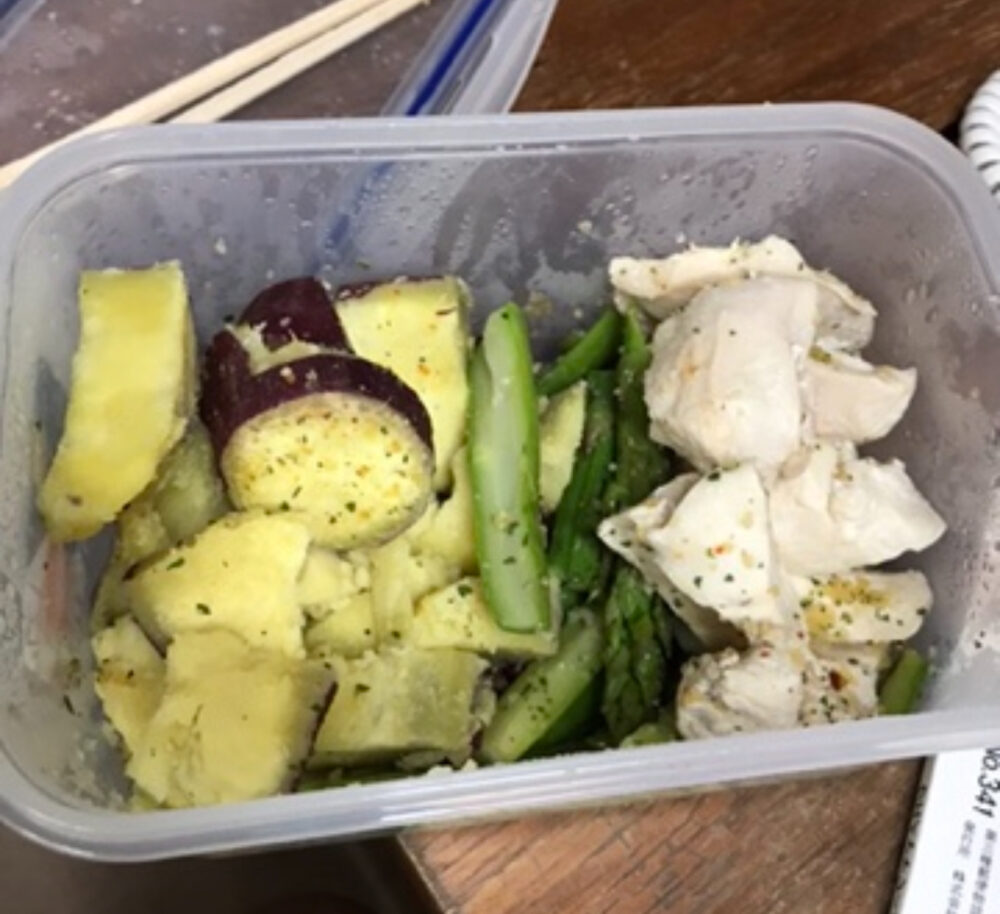 腹筋ローラーのみ1ヶ月やった時に食べていた食事